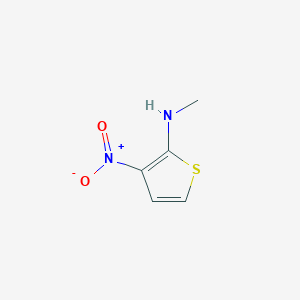 molecular formula C5H6N2O2S B3364384 N-Methyl-3-nitrothiophen-2-amine CAS No. 1150102-52-5