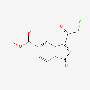methyl 3-(2-chloroacetyl)-1H-indole-5-carboxylate