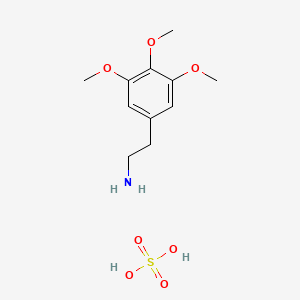 molecular formula C11H19NO7S B3364395 Mescaline sulfate CAS No. 1152-76-7