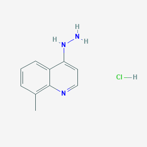 4-Hydrazino-8-methylquinoline hydrochloride