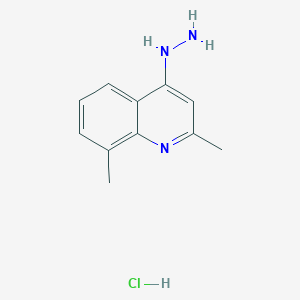 2,8-Dimethyl-4-hydrazinoquinoline hydrochloride
