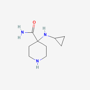 4-(Cyclopropylamino)piperidine-4-carboxamide