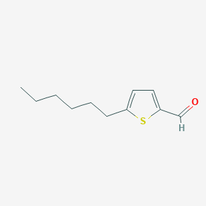 molecular formula C11H16OS B033647 5-Hexylthiophene-2-carbaldehyde CAS No. 100943-46-2