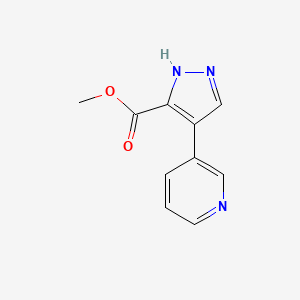 Methyl 4-(pyridin-3-yl)-1H-pyrazole-3-carboxylate
