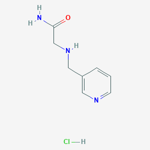 2-[(Pyridin-3-ylmethyl)amino]acetamide hydrochloride