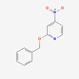 molecular formula C12H10N2O3 B3365037 2-(Benzyloxy)-4-nitropyridine CAS No. 1194041-65-0