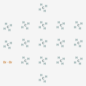 molecular formula C16H64Br2 B3365175 Graphite bromide CAS No. 12079-58-2