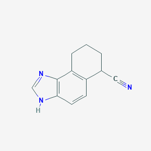 molecular formula C12H11N3 B033652 6,7,8,9-Tetrahydro-1H-naphtho[1,2-d]imidazole-6-carbonitrile CAS No. 107756-76-3