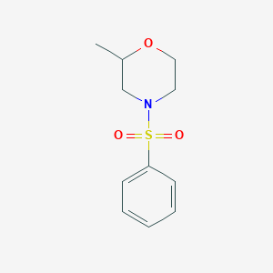 molecular formula C11H15NO3S B3365317 2-Methyl-4-(phenylsulfonyl)morpholine CAS No. 1219152-02-9