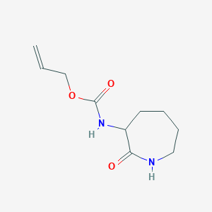 molecular formula C10H16N2O3 B3365325 Allyl (2-oxoazepan-3-yl)carbamate CAS No. 1219403-80-1