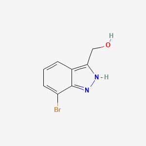 molecular formula C8H7BrN2O B3365373 (7-Bromo-1H-indazol-3-yl)-methanol CAS No. 1220040-11-8
