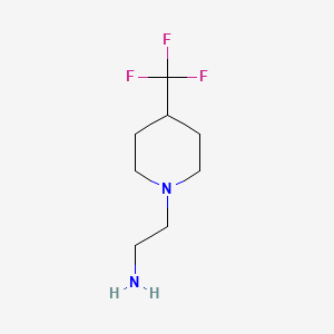 2-(4-Trifluoromethyl-piperidin-1-yl)-ethylamine
