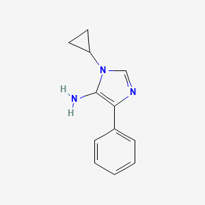 1-cyclopropyl-4-phenyl-1H-imidazol-5-amine