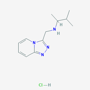 (3-Methylbutan-2-yl)({[1,2,4]triazolo[4,3-a]pyridin-3-ylmethyl})amine hydrochloride