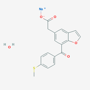 molecular formula C18H13NaO4S B033656 Tifurac sodium CAS No. 102488-97-1