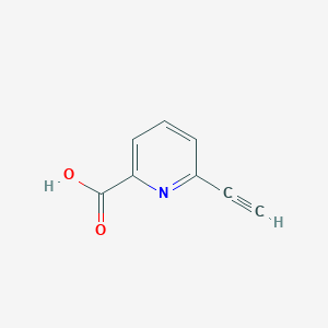 molecular formula C8H5NO2 B3365669 6-Ethynylpicolinic acid CAS No. 1256824-26-6
