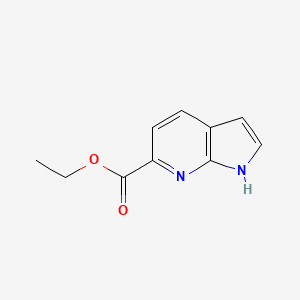 molecular formula C10H10N2O2 B3365805 Ethyl 7H-pyrrolo[2,3-b]pyridine-6-carboxylate CAS No. 1261537-34-1