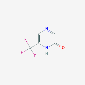 molecular formula C5H3F3N2O B3365812 6-Trifluoromethyl-pyrazin-2-ol CAS No. 1261811-67-9