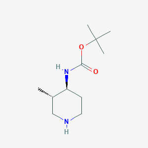 (3S,4S)-(3-Methyl-piperidin-4-yl)-carbamic acid tert-butyl ester