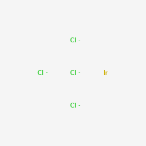 molecular formula Cl4Ir-4 B3365854 Iridium muriate CAS No. 12645-45-3