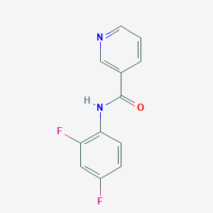 molecular formula C12H8F2N2O B336590 N-(2,4-difluorophenyl)pyridine-3-carboxamide 