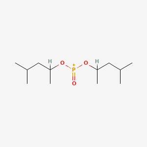 molecular formula C12H26O3P+ B3366019 Bis(1,3-dimethylbutyl) phosphonate CAS No. 13086-86-7