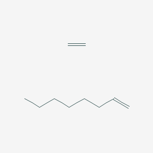 molecular formula C10H20 B033661 1-Octene, polymer with ethene CAS No. 103170-38-3