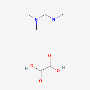 molecular formula C7H16N2O4 B3366127 N,N,N',N'-Tetramethylmethanediamine ethanedioate CAS No. 132050-00-1