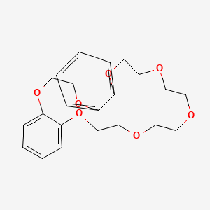 molecular formula C22H28O7 B3366200 [2,5]-DIBENZO-21-CROWN-7 CAS No. 133560-78-8