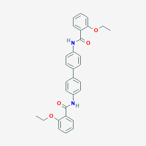 molecular formula C30H28N2O4 B336639 N,N'-4,4'-BIPHENYLDIYLBIS(2-ETHOXYBENZAMIDE) 