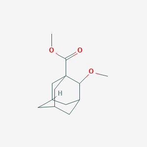 molecular formula C13H20O3 B033665 Methyl 2-methoxyadamantane-1-carboxylate CAS No. 103549-36-6