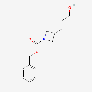 Benzyl 3-(3-hydroxypropyl)azetidine-1-carboxylate