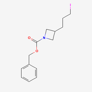 Benzyl 3-(3-iodopropyl)azetidine-1-carboxylate
