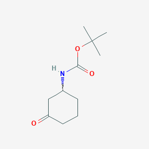 tert-butyl N-[(1R)-3-oxocyclohexyl]carbamate