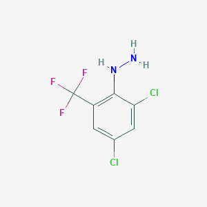 (2,4-Dichloro-6-(trifluoromethyl)phenyl)hydrazine