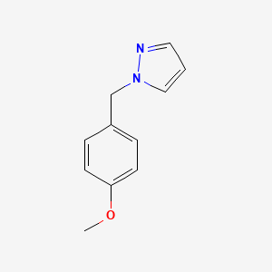 molecular formula C11H12N2O B3366806 1-(4-Methoxybenzyl)-1H-pyrazole CAS No. 145162-51-2
