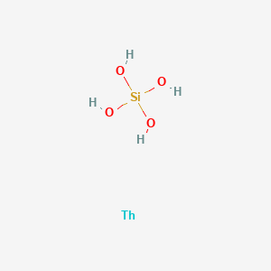 molecular formula H4O4SiTh B3366819 silicic acid;thorium CAS No. 14553-44-7