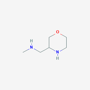 molecular formula C6H14N2O B3366843 Methyl-morpholin-3-ylmethyl-amine CAS No. 1484240-57-4