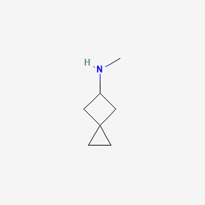 B3366892 Methyl-spiro[2.3]hex-5-yl-amine CAS No. 1506156-37-1
