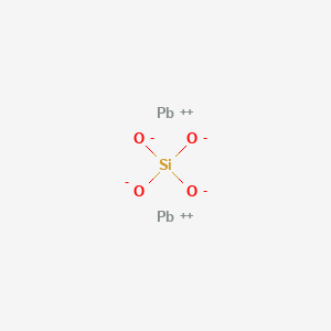 molecular formula O4Pb2Si B3367035 Lead orthosilicate CAS No. 15906-71-5