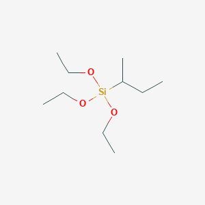 molecular formula C10H24O3Si B3367057 Triethoxy(sec-butyl)silane CAS No. 160877-25-8