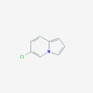 molecular formula C8H6ClN B3367139 6-Chloroindolizine CAS No. 1632285-97-2