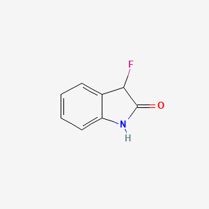 molecular formula C8H6FNO B3367190 3-Fluoro-1,3-dihydro-indol-2-one CAS No. 1643377-96-1