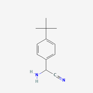 2-Amino-2-(4-tert-butylphenyl)acetonitrile