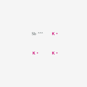 molecular formula K3Sb+3 B3367237 Einecs 240-845-4 CAS No. 16823-94-2