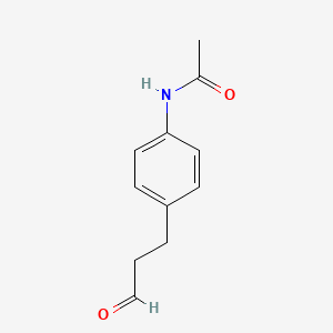Acetamide, N-[4-(3-oxopropyl)phenyl]-