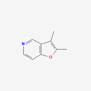molecular formula C9H9NO B3367279 2,3-Dimethylfuro[3,2-c]pyridine CAS No. 170996-68-6