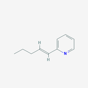 molecular formula C10H13N B033674 2-((E)-1-Pentenyl)pyridine CAS No. 103030-59-7