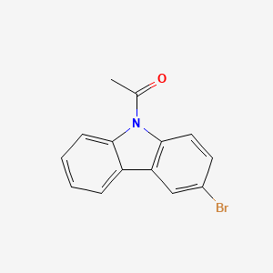 molecular formula C14H10BrNO B3367440 9-Acetyl-3-bromocarbazole CAS No. 177775-86-9
