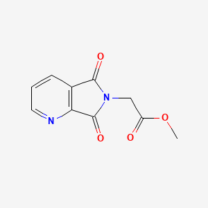methyl 2-{5,7-dioxo-5H,6H,7H-pyrrolo[3,4-b]pyridin-6-yl}acetate